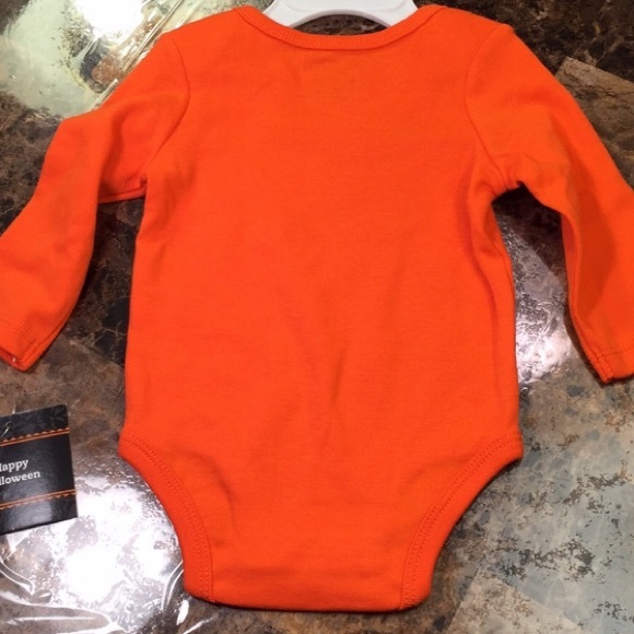 NEW baby pumpkin costume onesie Halloween 3-6 mos. - Picture 10 of 12